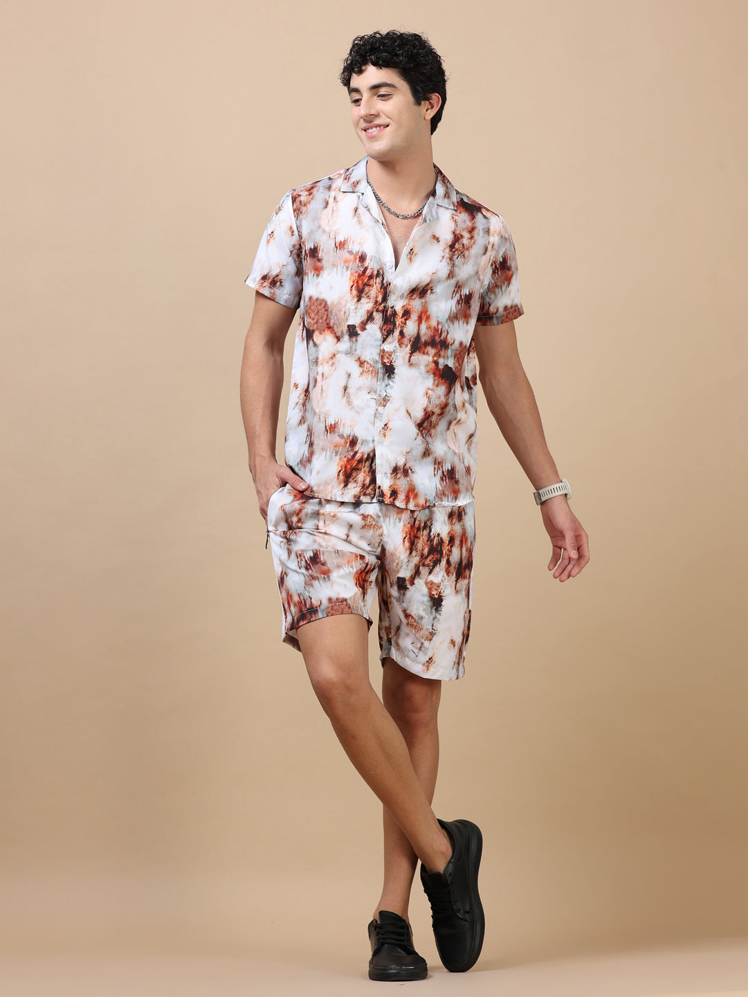 Splash Ivory Printed Co-Ords