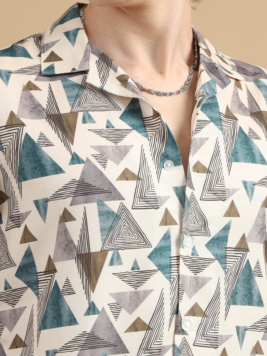 Trangle Triangle Cream Co-Ords