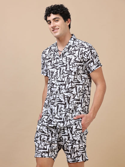 Classic Abstract Black Co-Ords