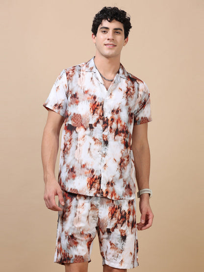 Splash Ivory Printed Co-Ords