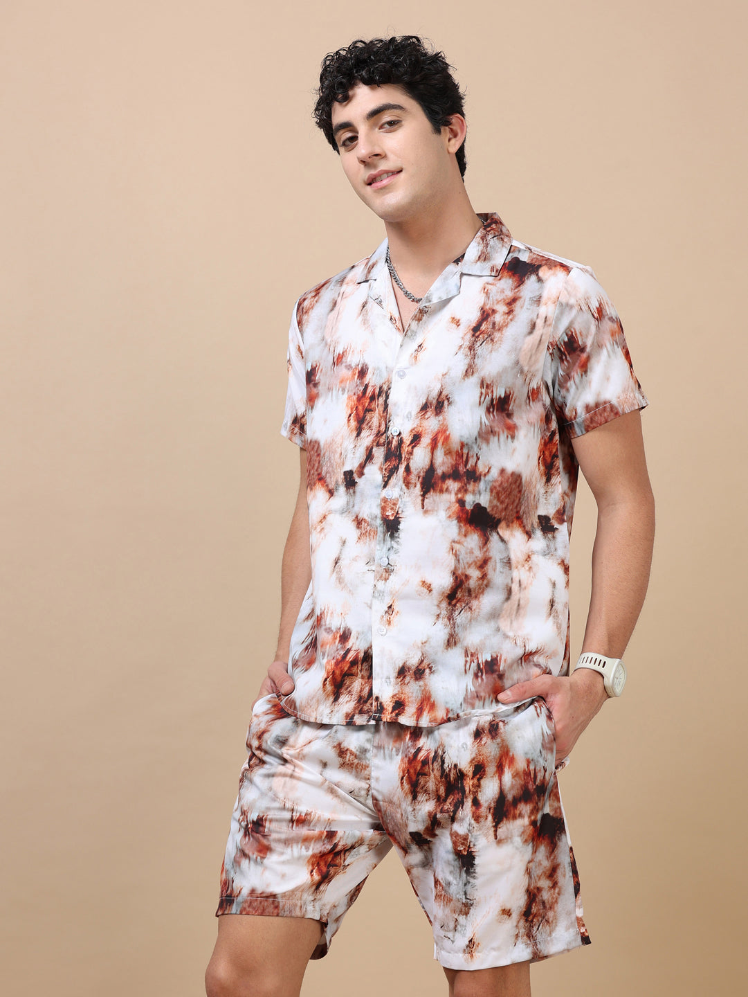 Splash Ivory Printed Co-Ords