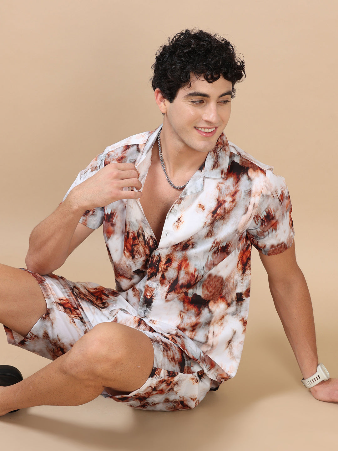 Splash Ivory Printed Co-Ords