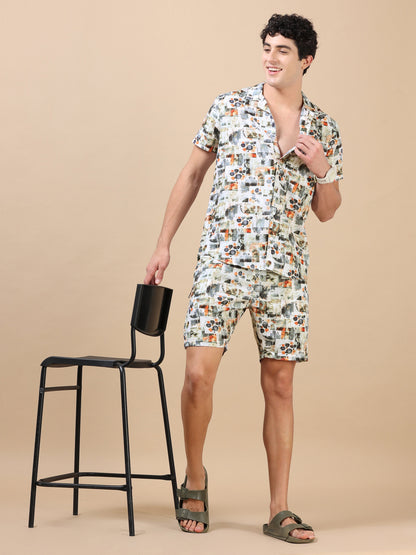 Abstracted Grey Co-Ords