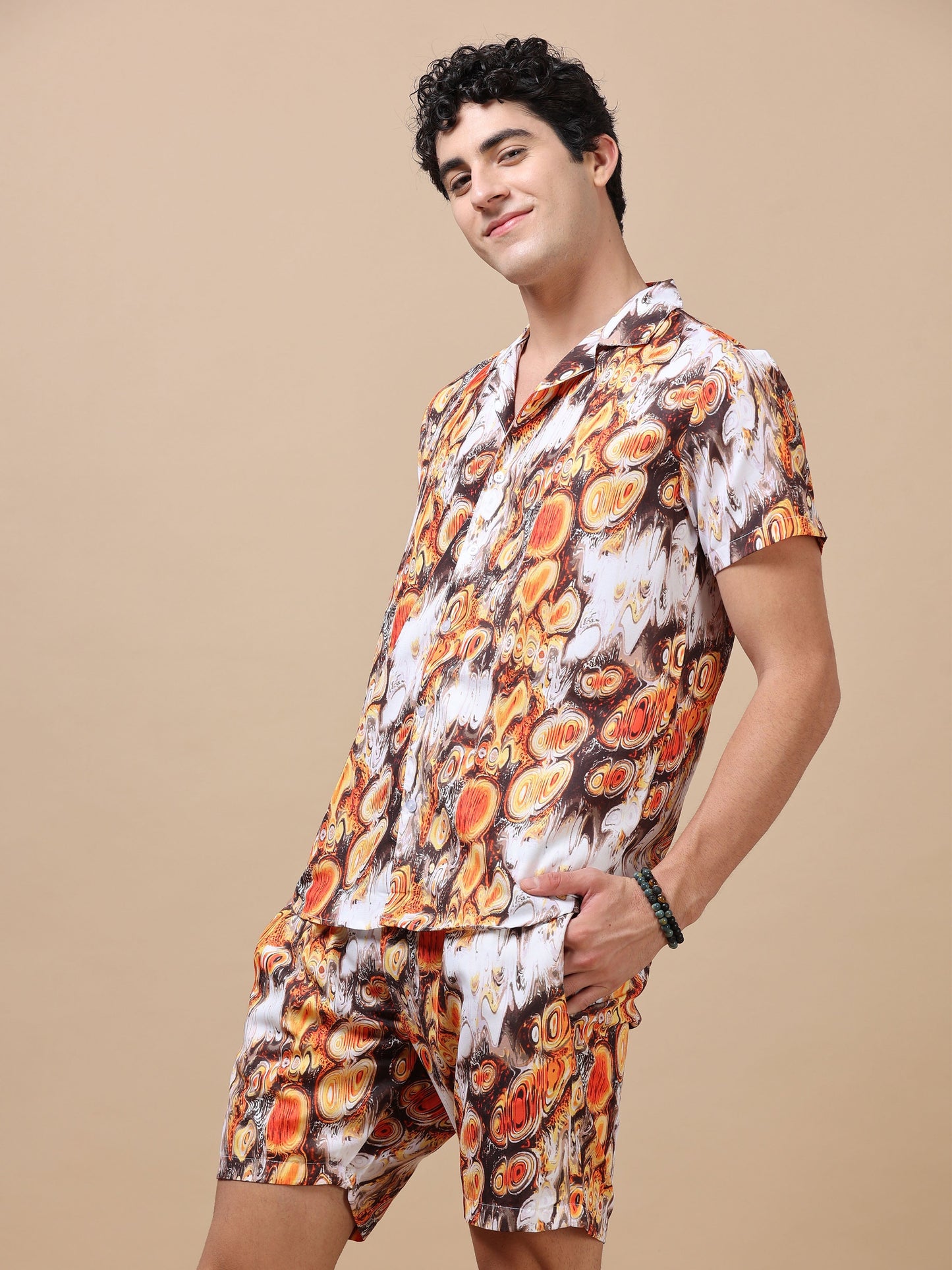 Ethnic Square Brown Co-Ords