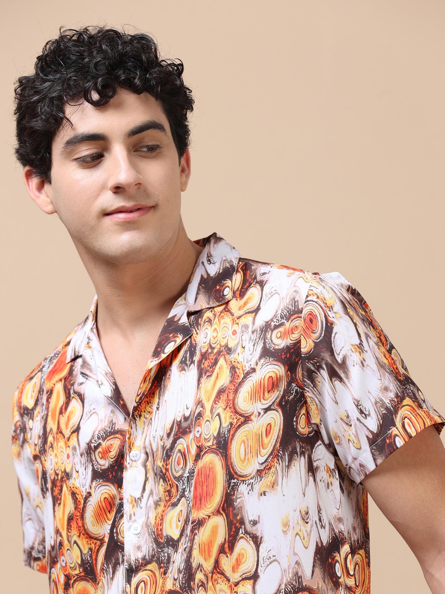 Ethnic Square Brown Co-Ords