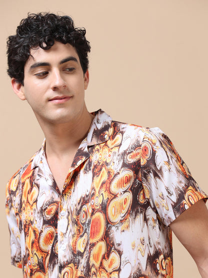 Ethnic Square Brown Co-Ords