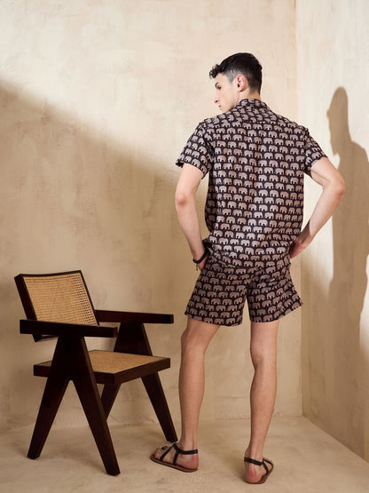 Men's Block Printed Co-Ords