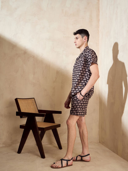 Men's Block Printed Co-Ords