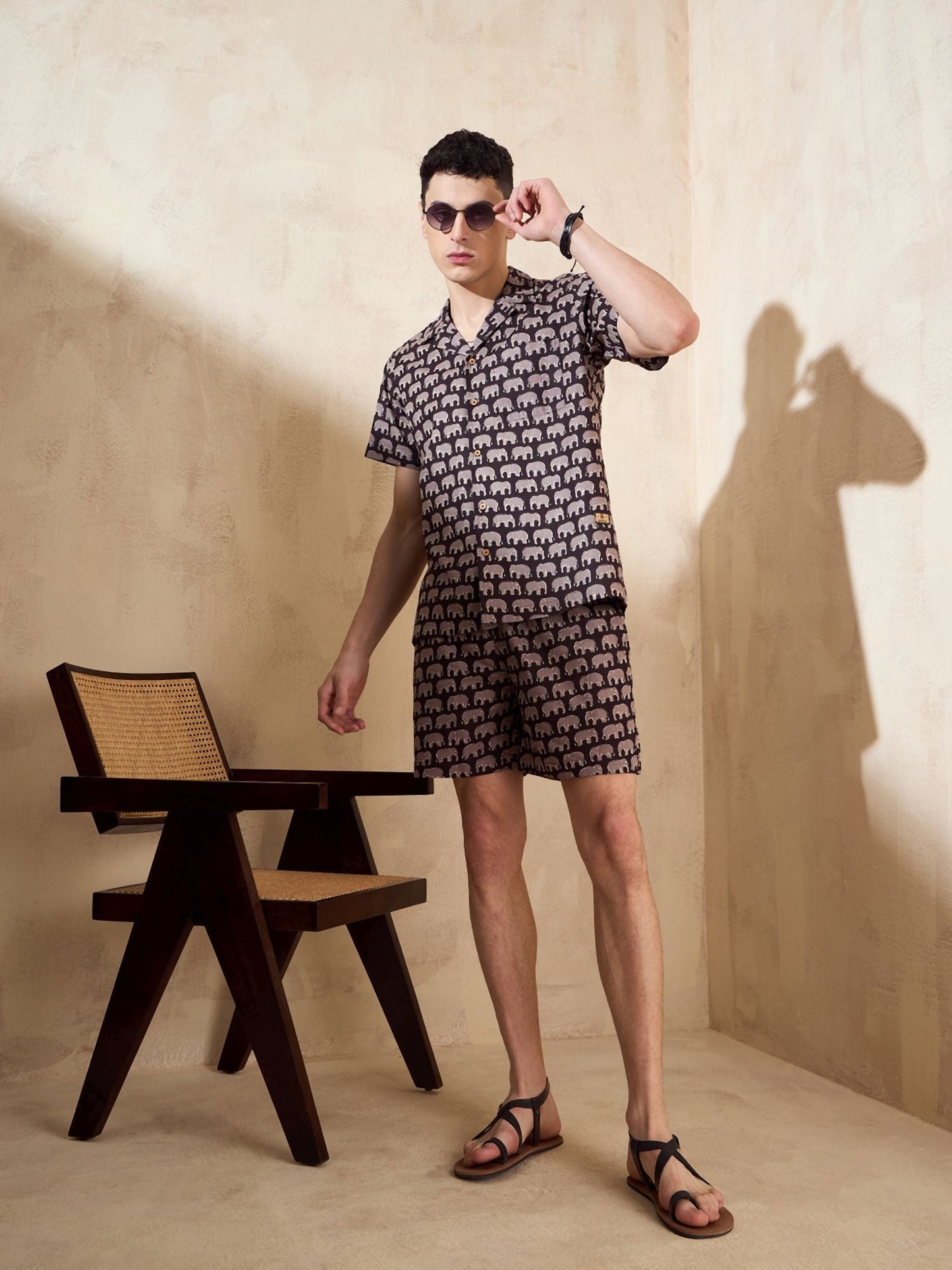 Men's Block Printed Co-Ords