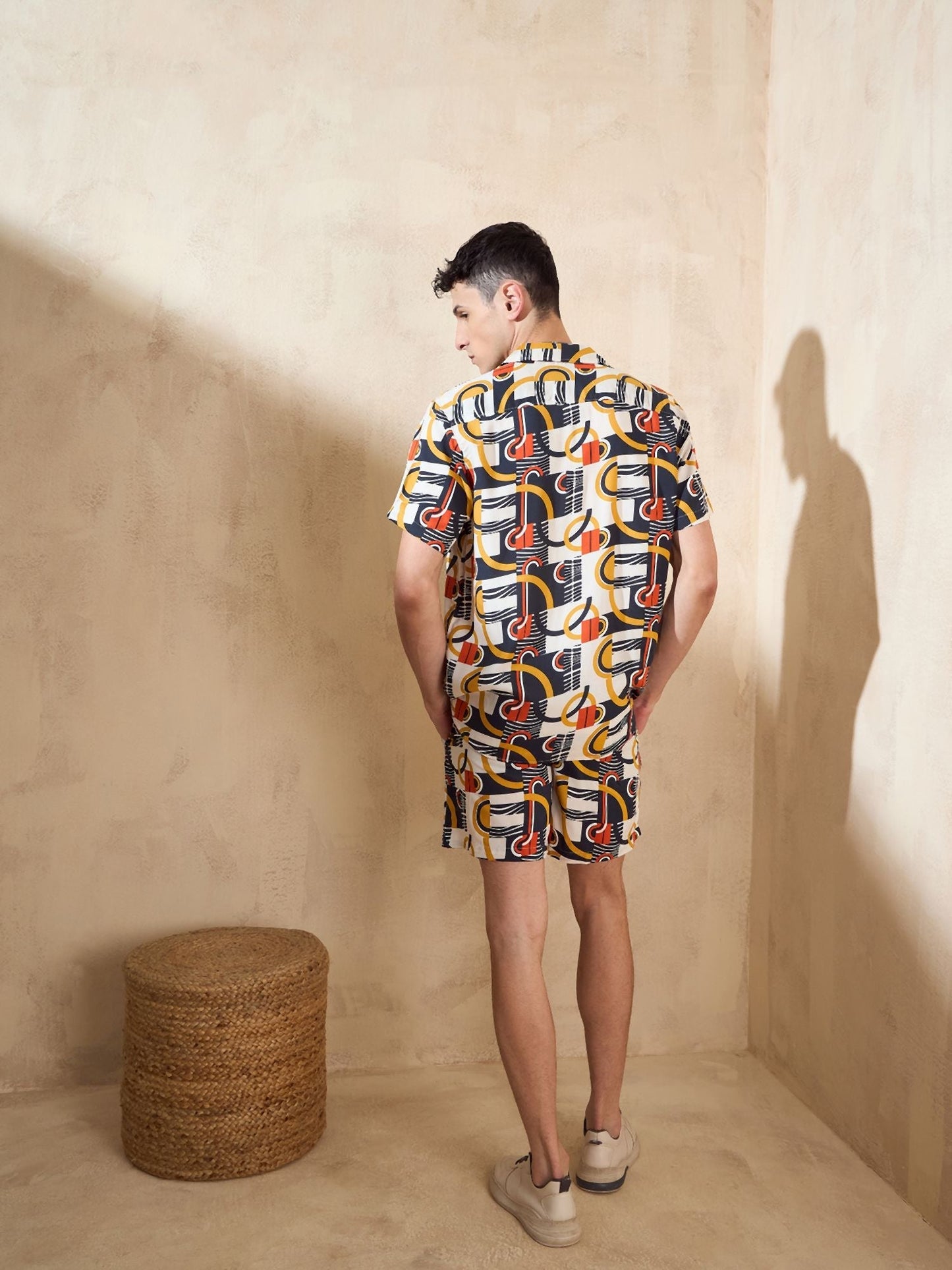 Men's Off White Comfort Fit Co-Ords