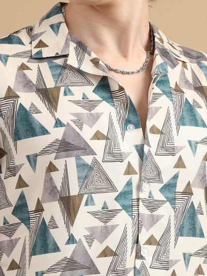 Trangle Triangle Cream Co-Ords