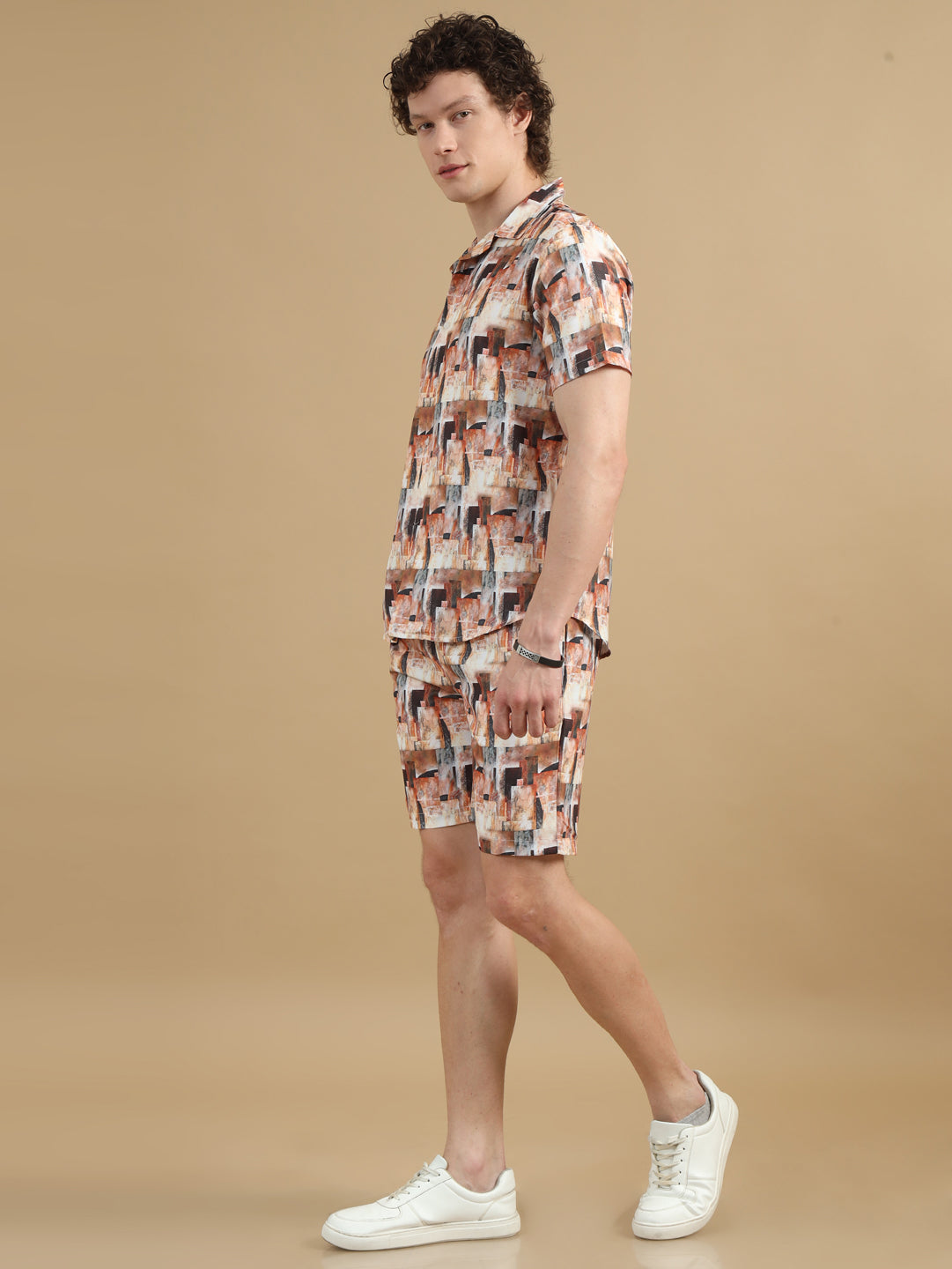 Geometric Cream Co-Ords