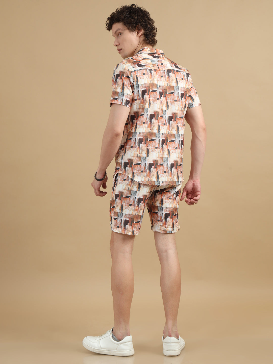 Geometric Cream Co-Ords