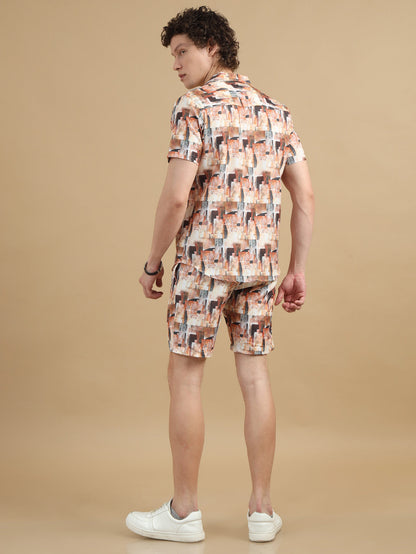 Geometric Cream Co-Ords